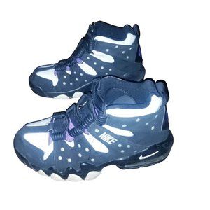 Nike Air Max 2 Kids Black White Purple Sneaker Shoes 309560-005 Size 6Y